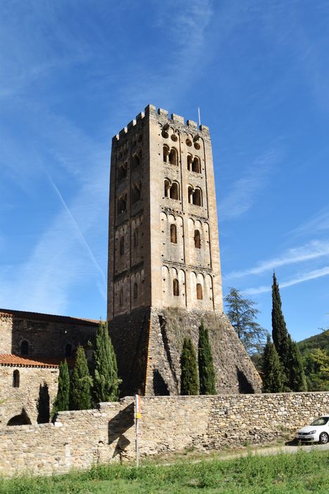 clocher, élévations sud et ouest