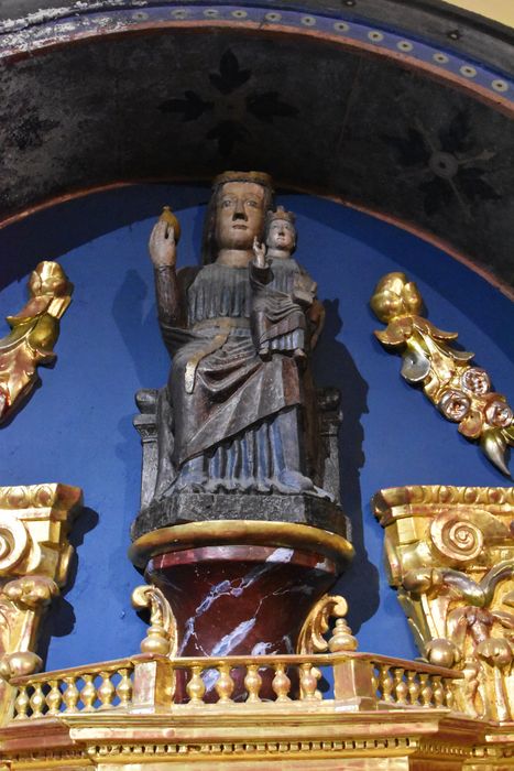 statue dite Notre-Dame-du-Bon-Port, dite aussi Notre-Dame-du-Bon-Passage : Vierge à l'Enfant assise