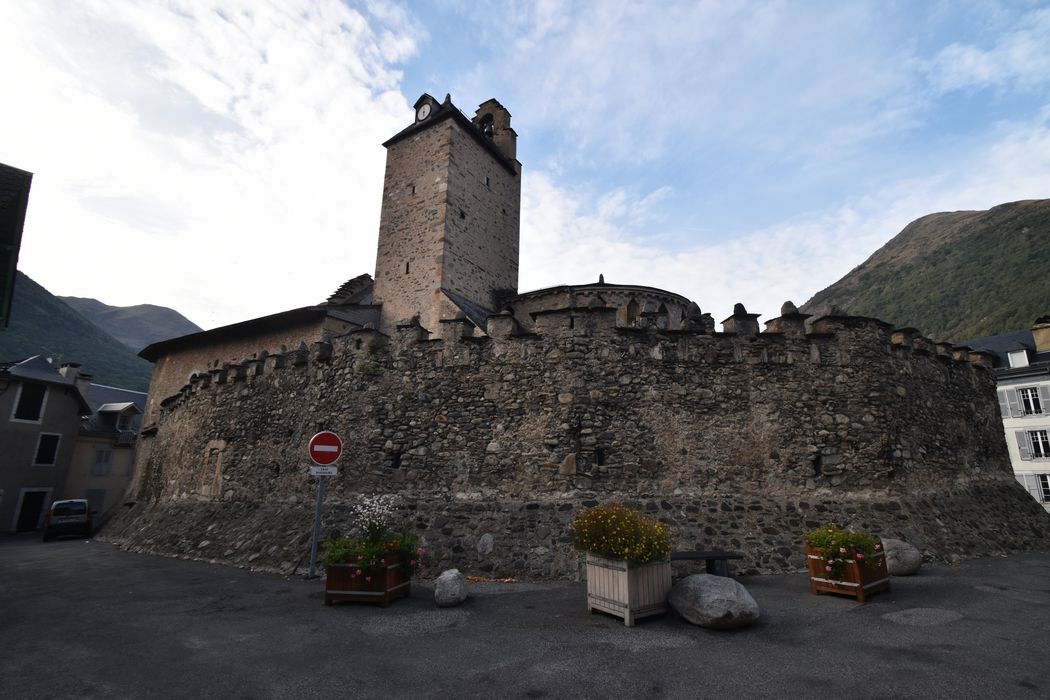 mur d’enceinte, élévation sud-est