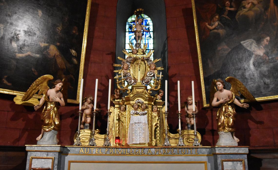 tabernacle, statues : Anges adorateurs