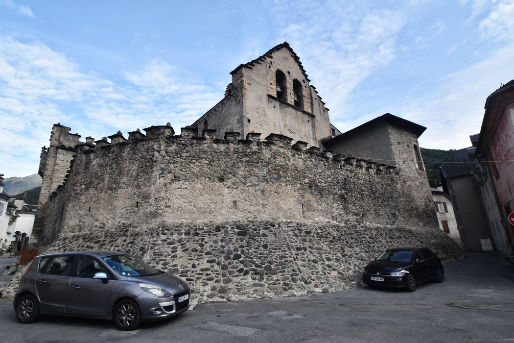 mur d’enceinte, élévation nord-ouest