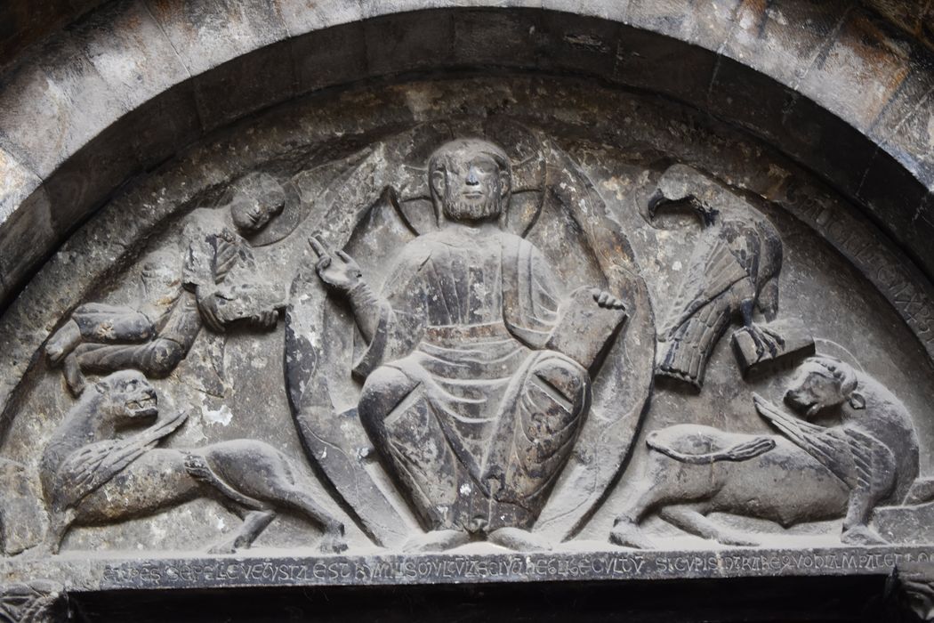 portail d’accès nord, détail du tympan