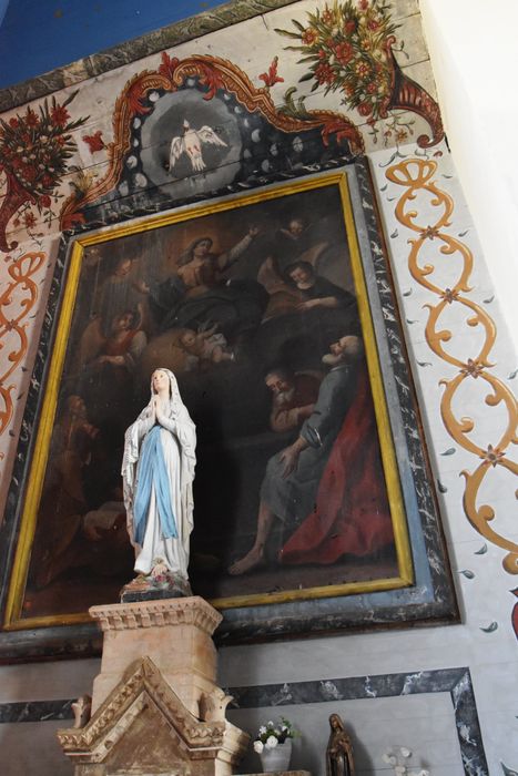 tableau : Vierge à l’Enfant adorée par quatre saints