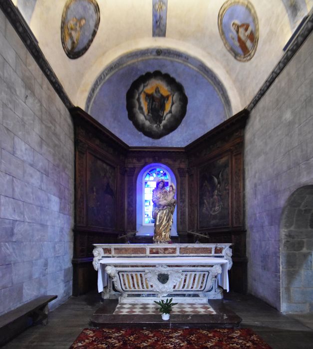 autel (ancien maître-autel) de l’absidiole nord