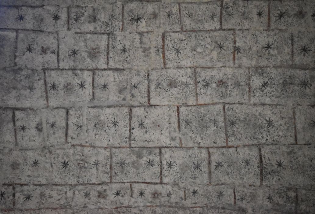 peinture monumentale de faux parements (fragment)