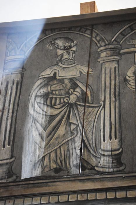 orgue de tribune : buffet d’orgue, détail