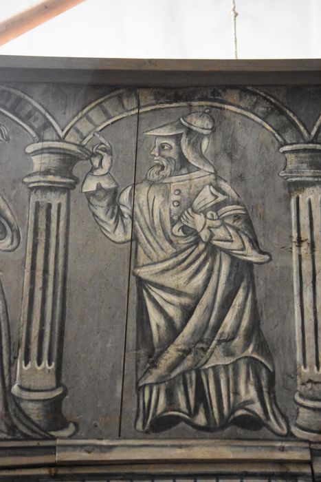 orgue de tribune : buffet d’orgue, détail