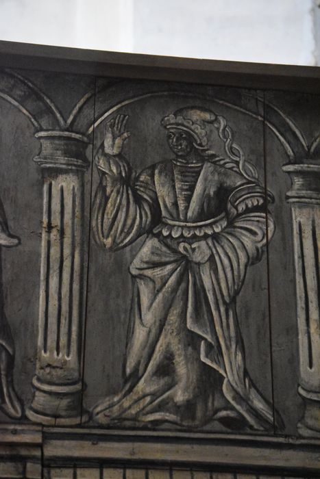 orgue de tribune : buffet d’orgue, détail