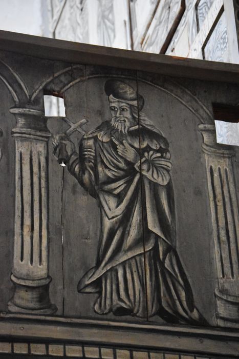 orgue de tribune : buffet d’orgue, détail