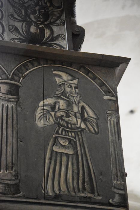 orgue de tribune : buffet d’orgue, détail