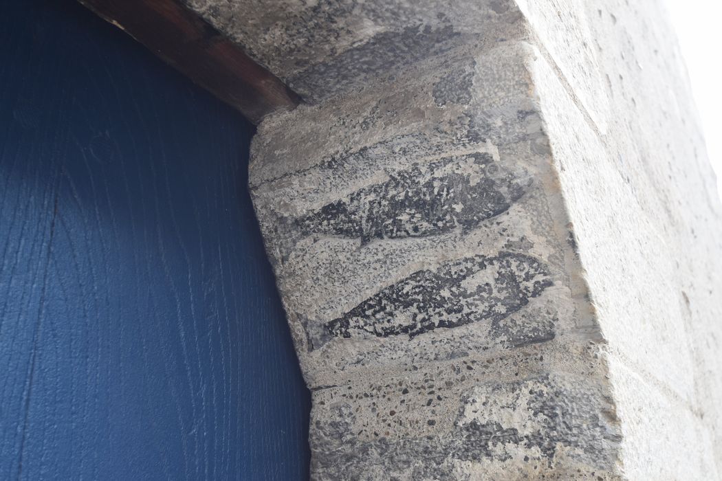 porte latérale sud, détail d’une console