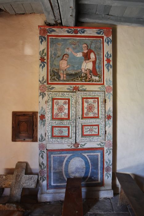 placard des fonts baptismaux