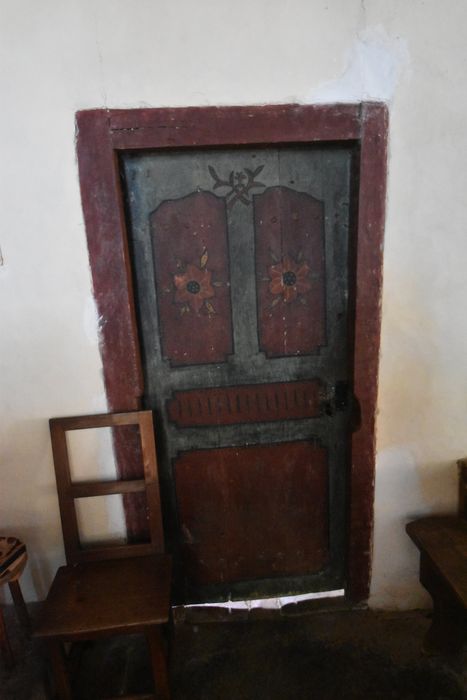 vantail de la porte d’accès à la sacristie