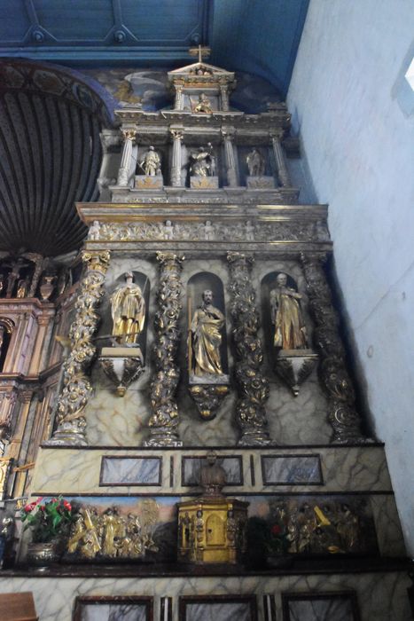 autel, retable latéral sud