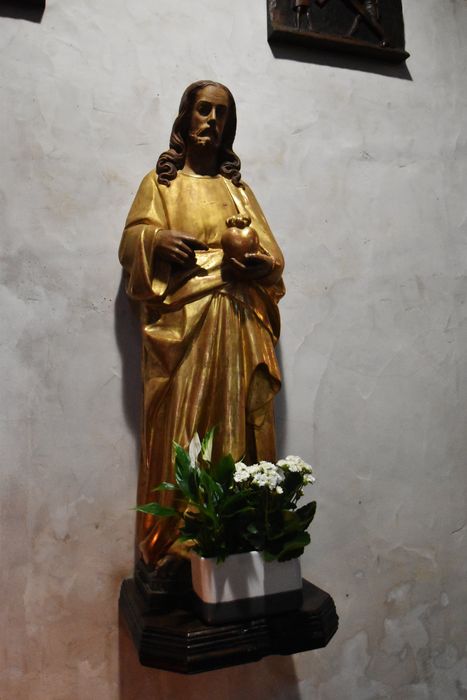 statue : Christ du Sacré-Coeur