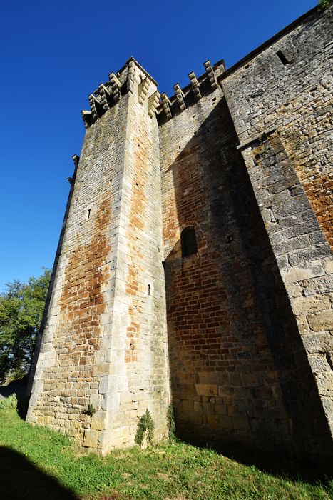 façade latérale sud, vue partielle