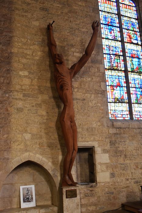 statue (figure colossale) : Christ en croix dit Le Christ de Zadkine