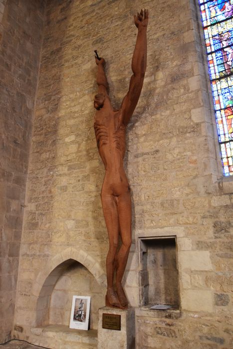 statue (figure colossale) : Christ en croix dit Le Christ de Zadkine