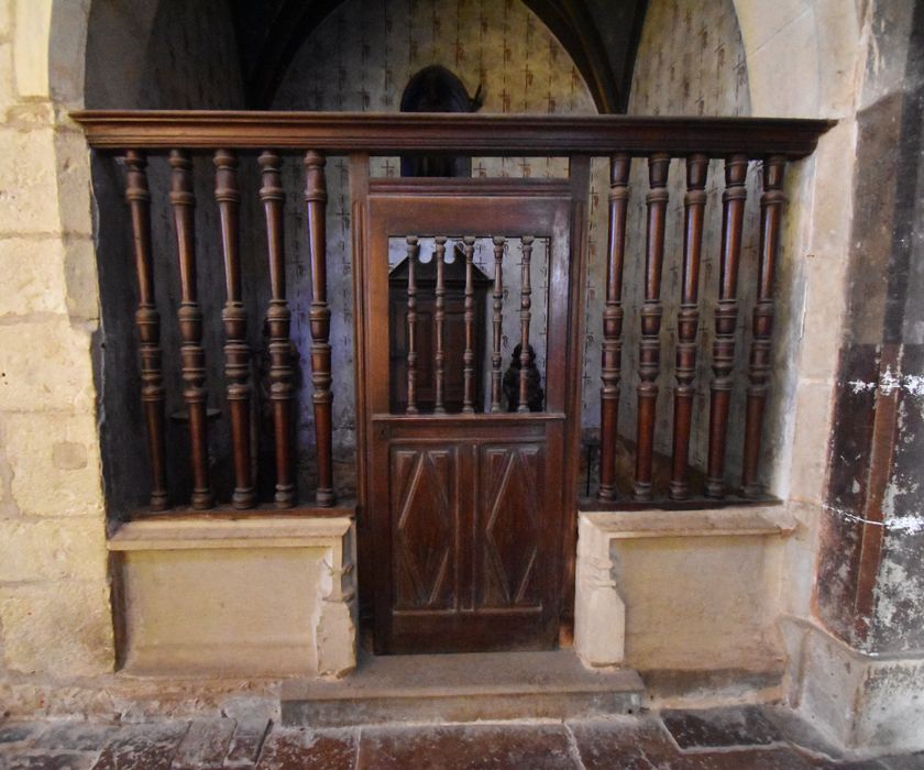 clôture de la chapelle sud