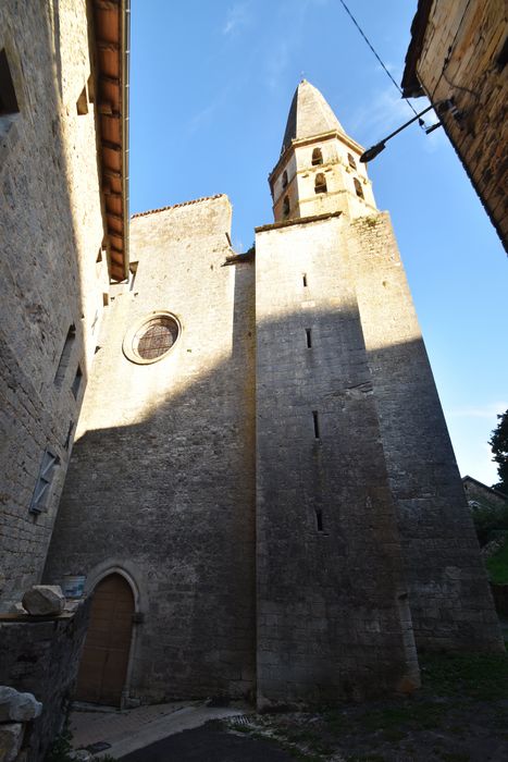 façade ouest, vue partielle