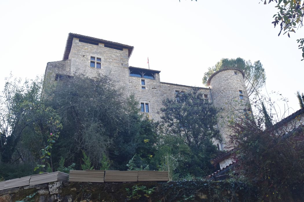 façade ouest, vue partielle