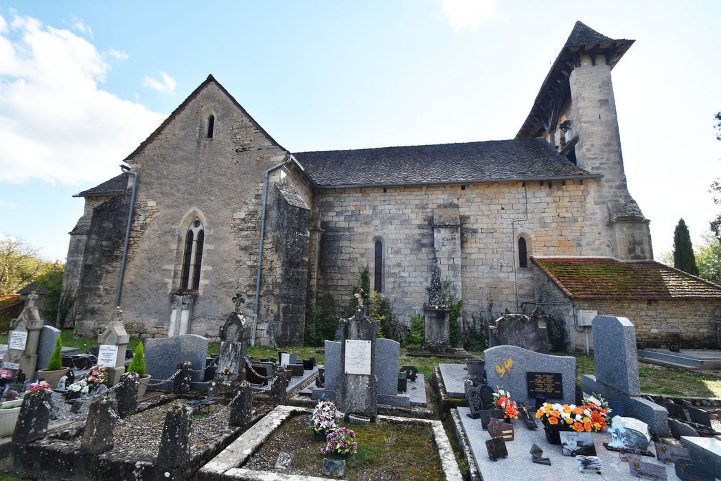 église, façade latérale nord