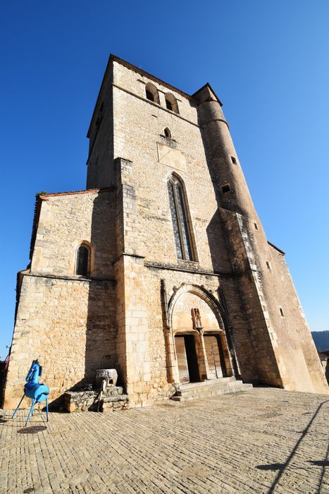 clocher, élévations sud et ouest