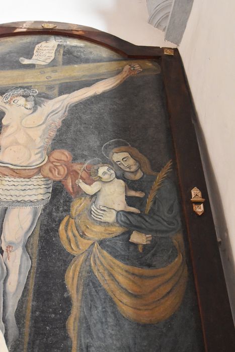 tableau : Crucifixion (la), vue partielle