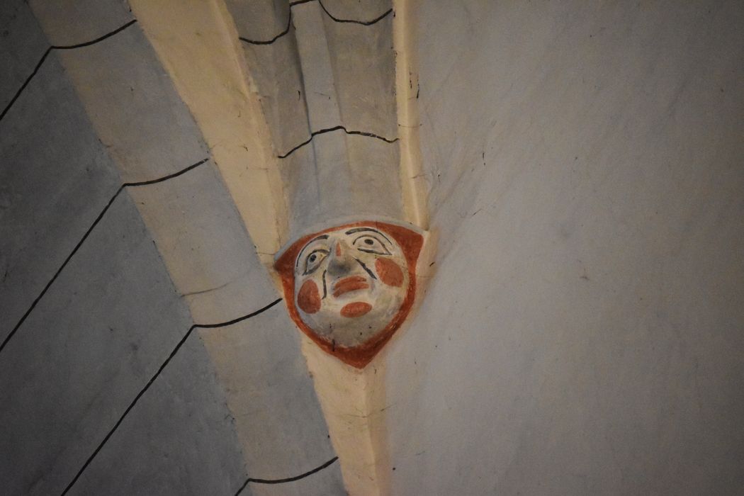 nef, détail d’une console