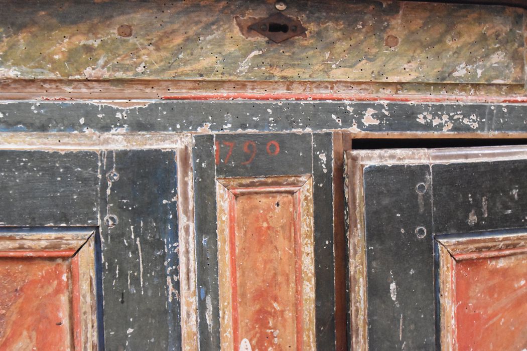 meuble se sacristie, détail