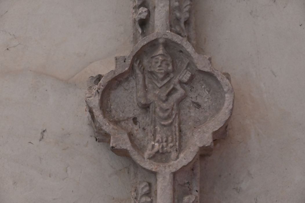 croix de chemin (fragment), détail