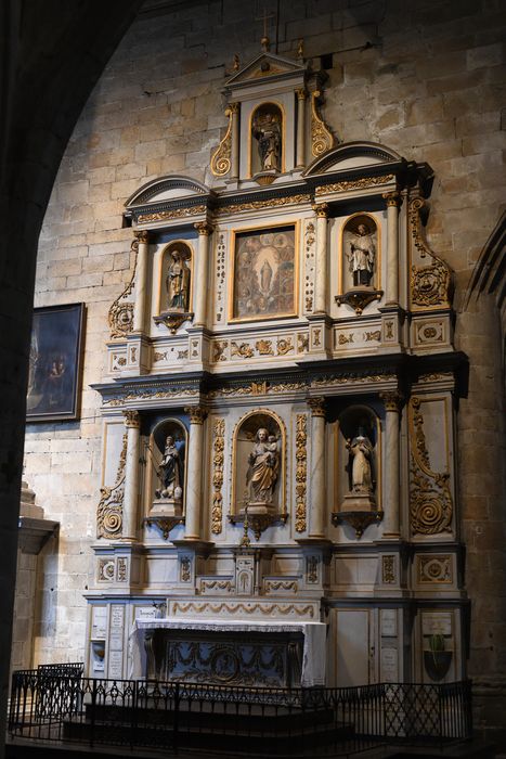autel, retable du Rosaire