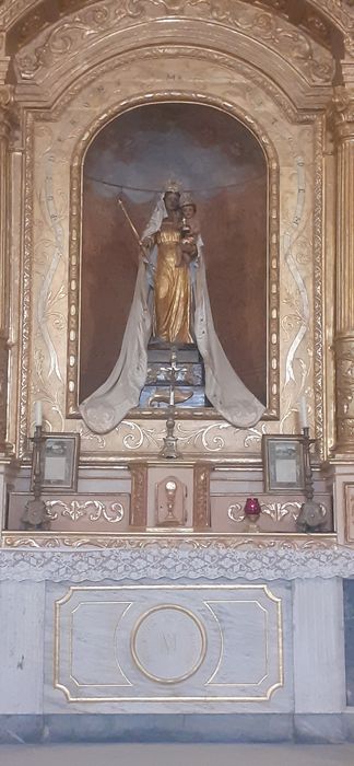 maître-autel, statue : Vierge à l’Enfant