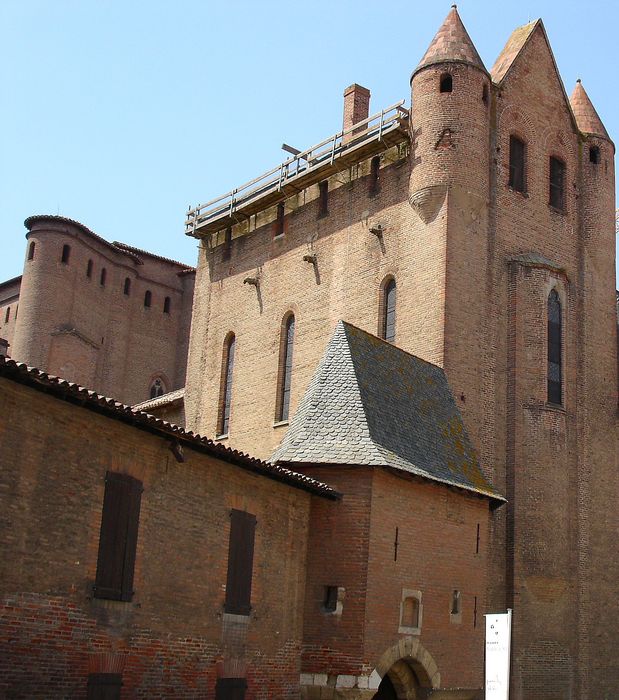 aula, habitation de Durand de Beaucaire, façades sud et est