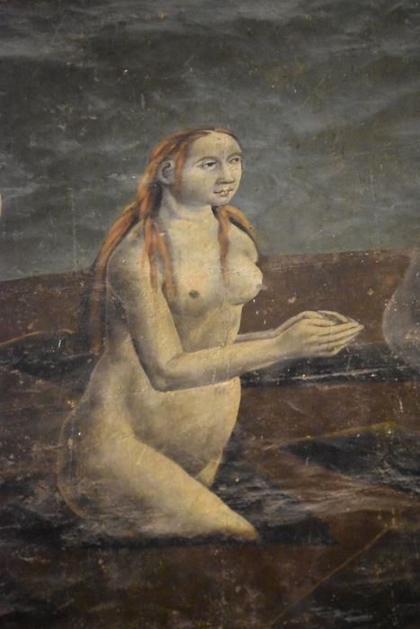 peinture monumentale : Jugement dernier, détail