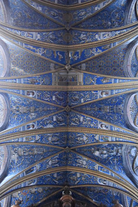 nef, vue générale des voûtes