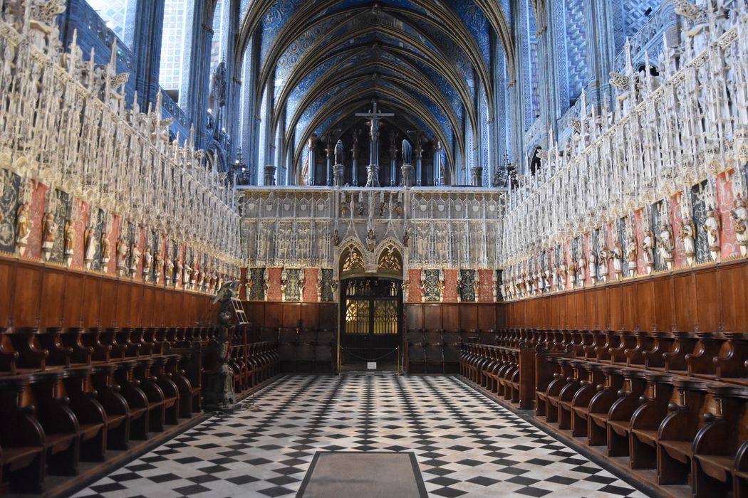 clôture du choeur, stalles