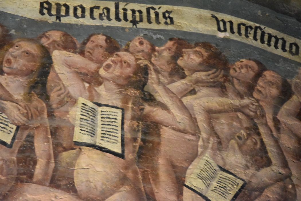 peinture monumentale : Jugement dernier, détail