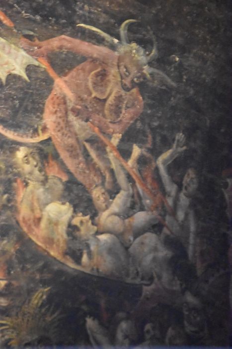 peinture monumentale : Jugement dernier, détail