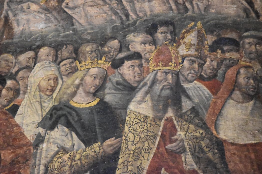 peinture monumentale : Jugement dernier, détail