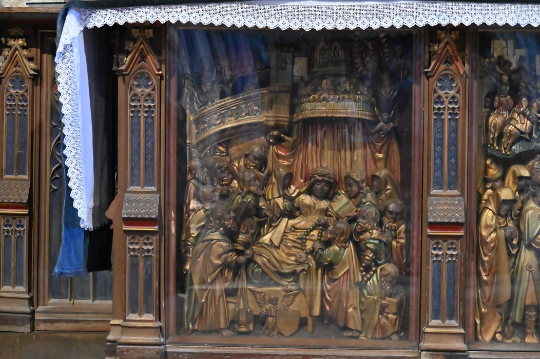 haut-relief : Dormition