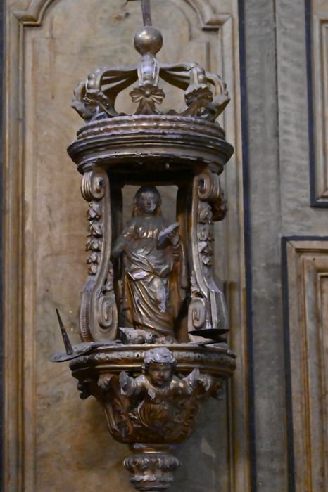 bâton de procession de confrérie : Sainte Geneviève