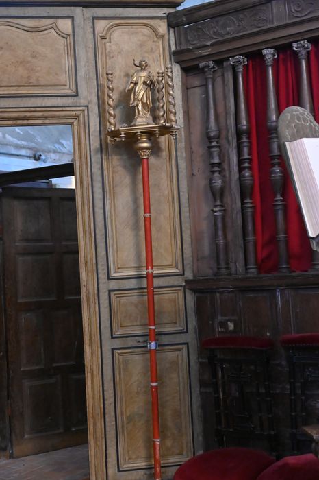 bâton de procession de confrérie : Saint Vincent