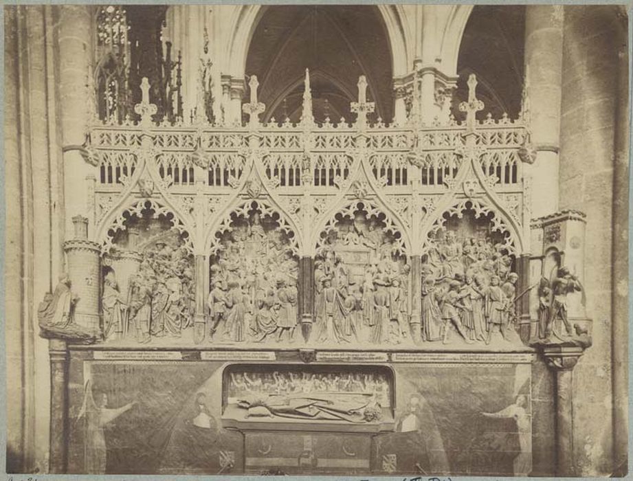 bas-reliefs : Histoire de l'invocation de saint Firmin