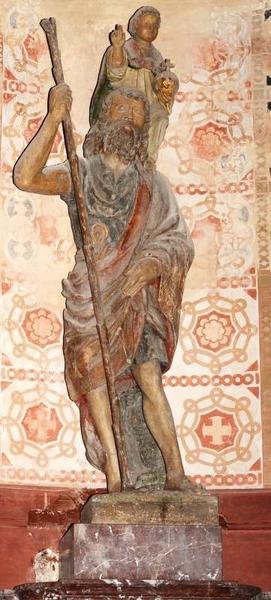 statue : saint Christophe
