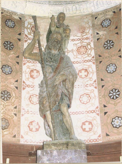 statue : saint Christophe