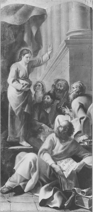 tableau : Le Christ chez les Docteurs - © Ministère de la Culture (France), Médiathèque du patrimoine et de la photographie, diffusion RMN-GP