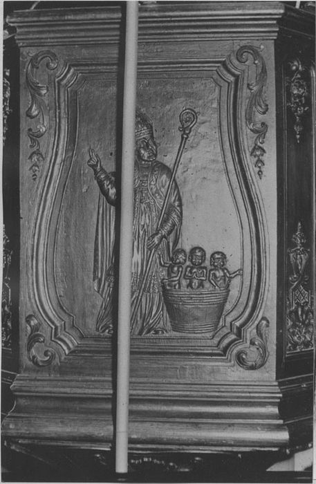 chaire à prêcher, détail