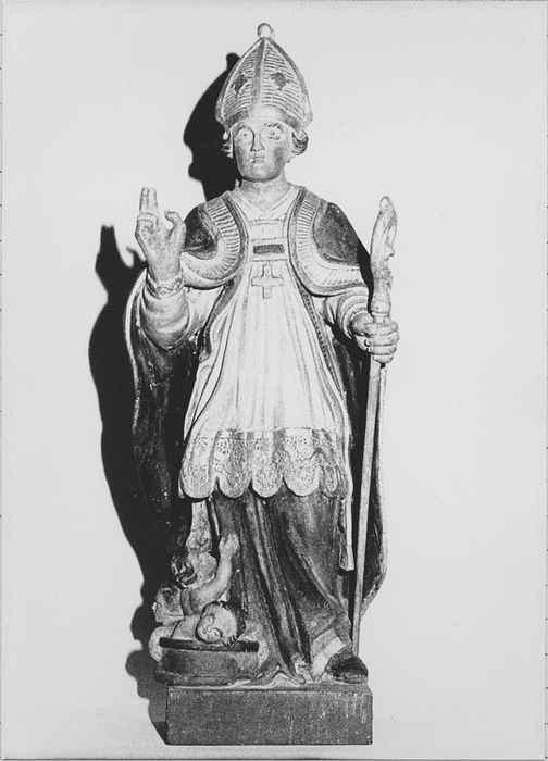 statue : Saint Nicolas - © Ministère de la Culture (France), Médiathèque du patrimoine et de la photographie, diffusion RMN-GP