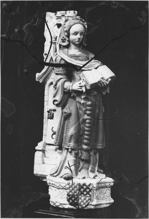 statuette : Sainte Barbe - © Ministère de la Culture (France), Médiathèque du patrimoine et de la photographie, diffusion RMN-GP